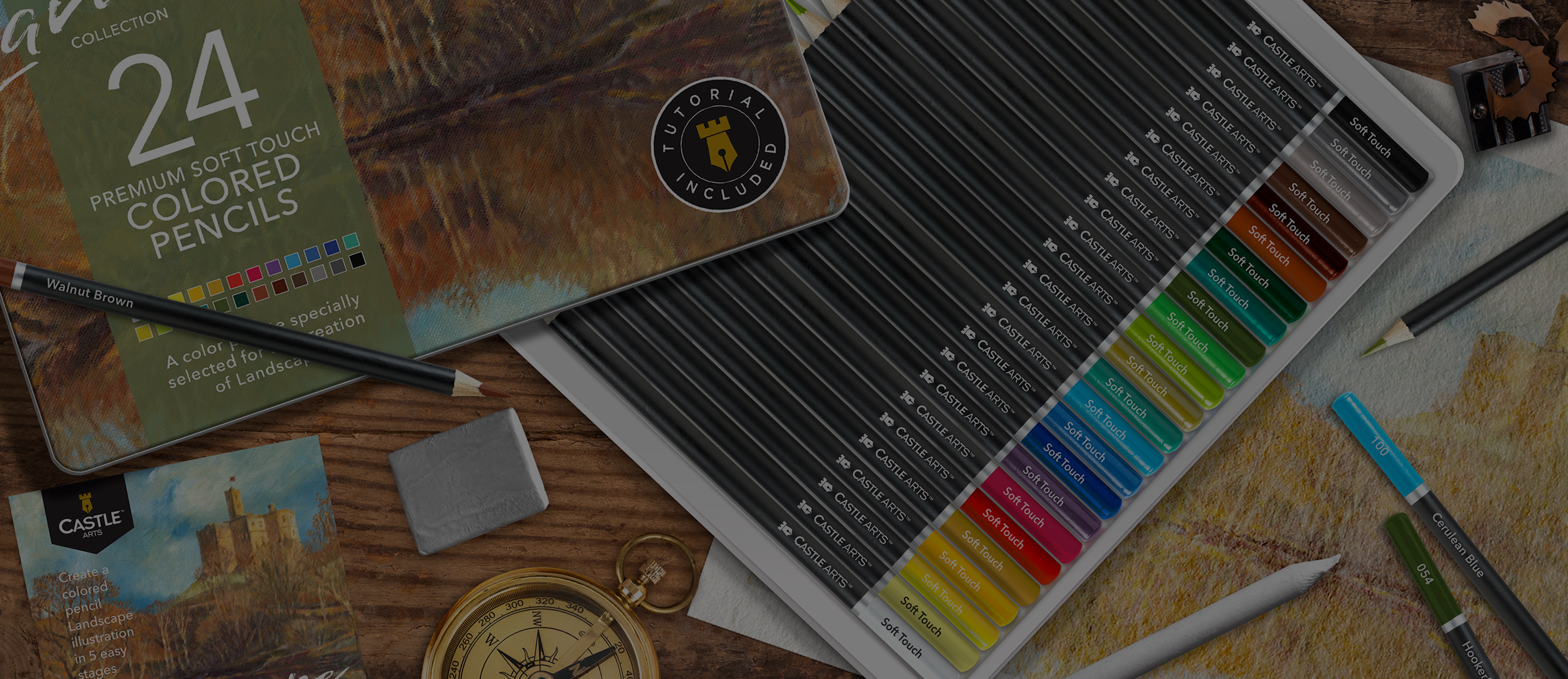 Fueled by Clouds & Coffee: Product Review: Castle Arts Colored Pencils  (Urban Collection)