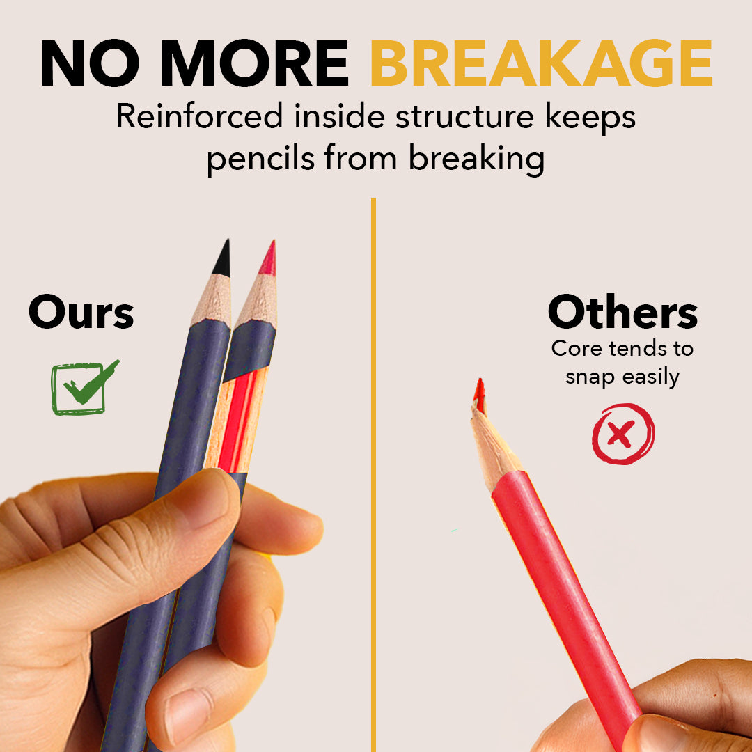 120-częściowy zestaw ołówków Castle Gold w ekspozycyjnej puszce