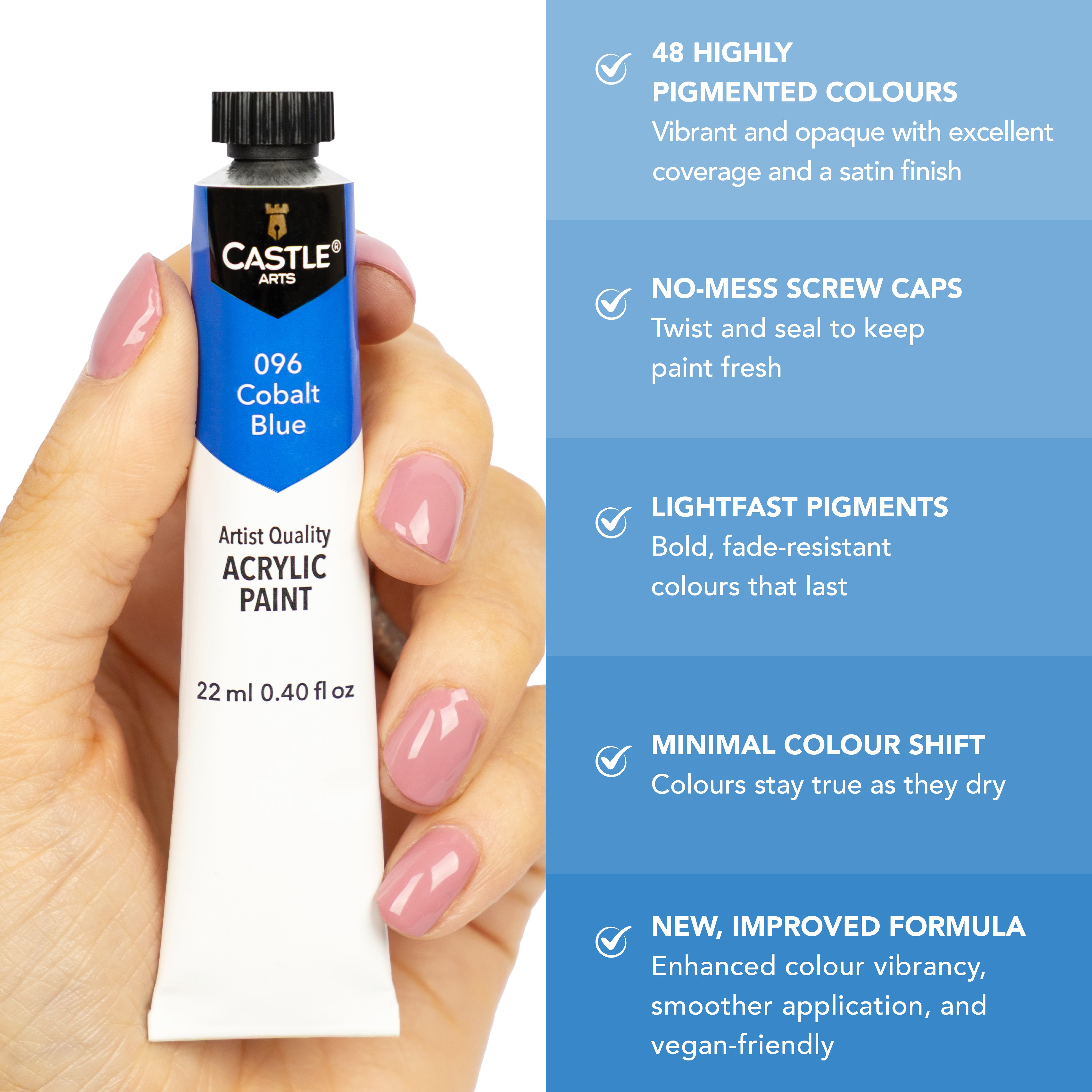 48 Piece Acrylic Paint Set