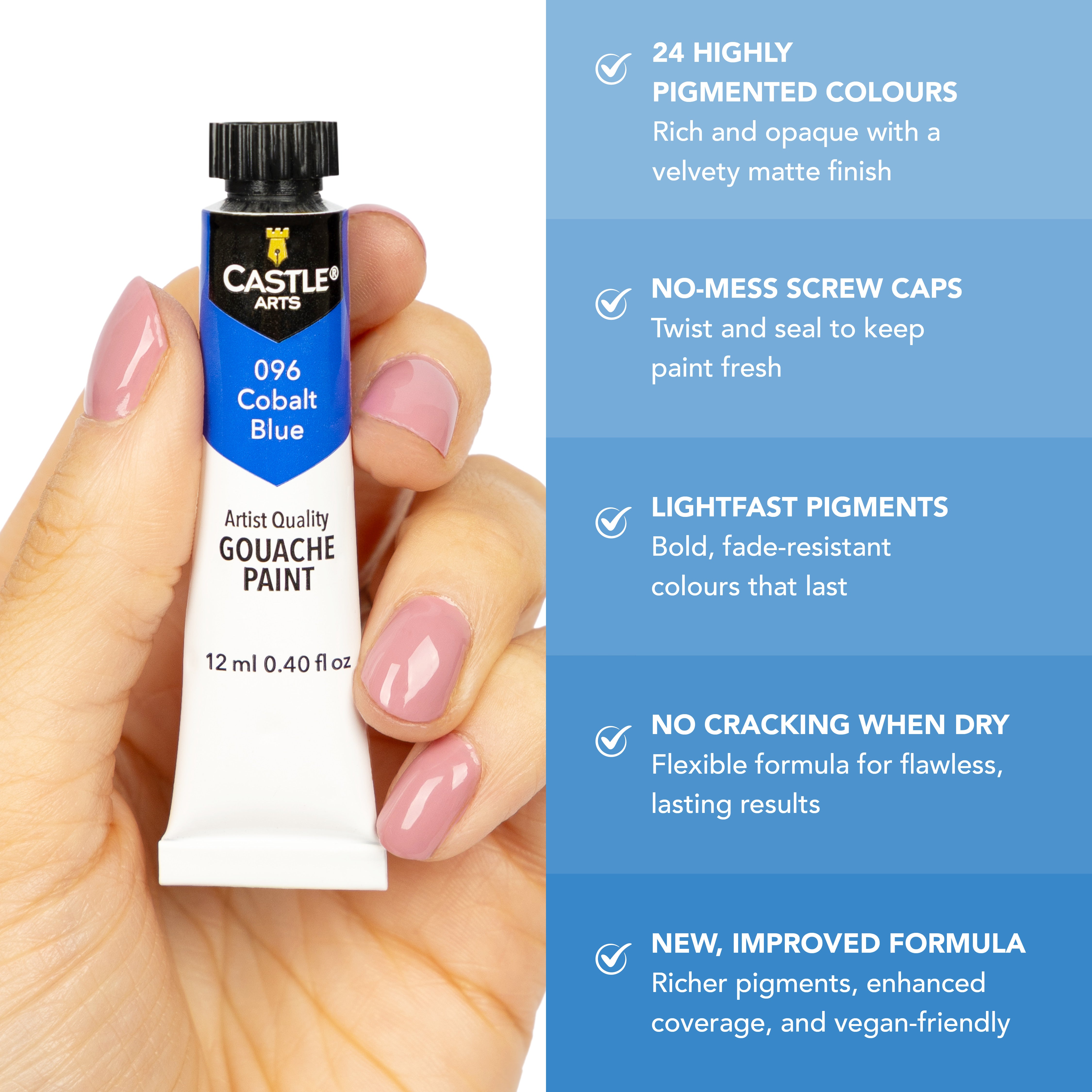 24 Piece Gouache Paint Set