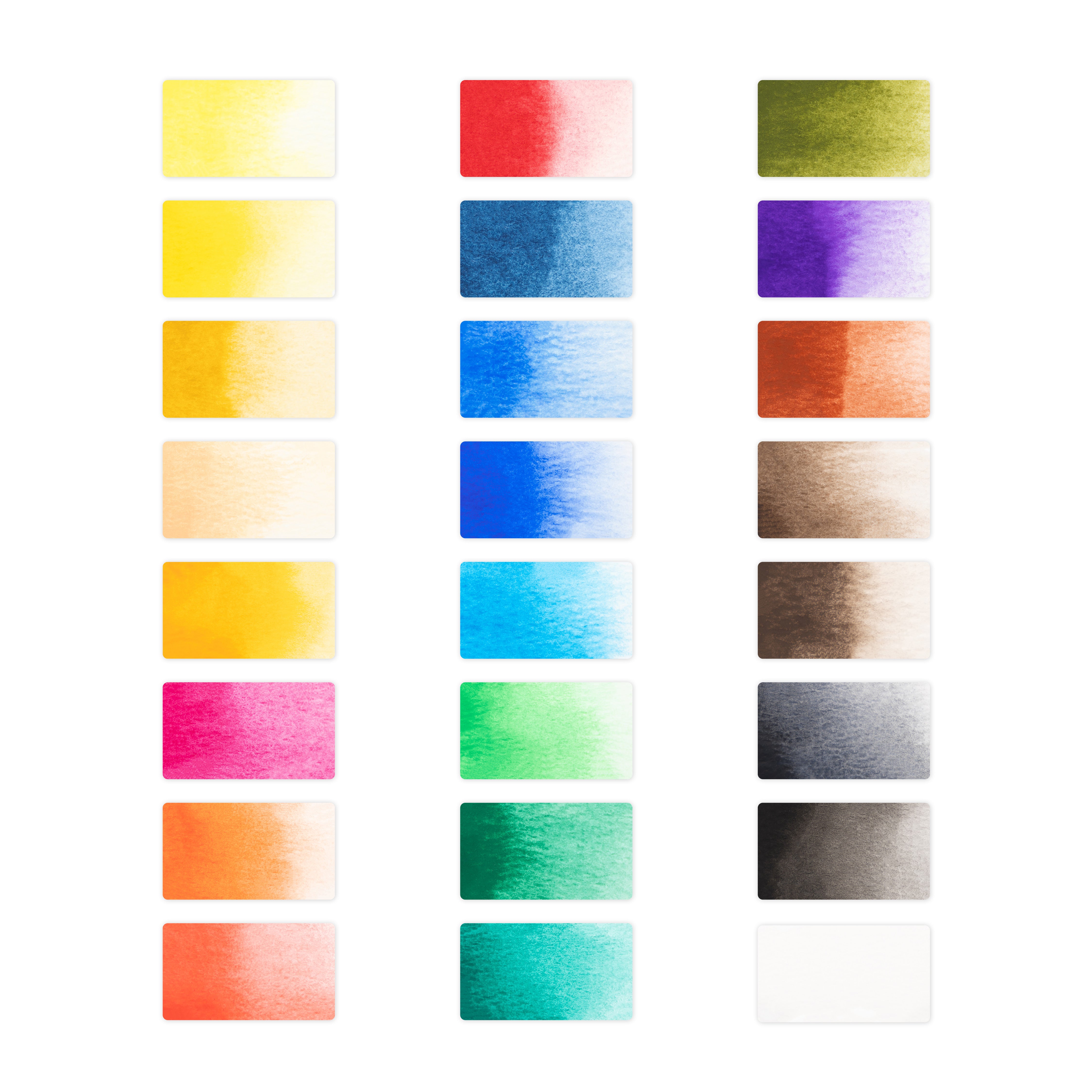 24 Piece Watercolor Paint Set