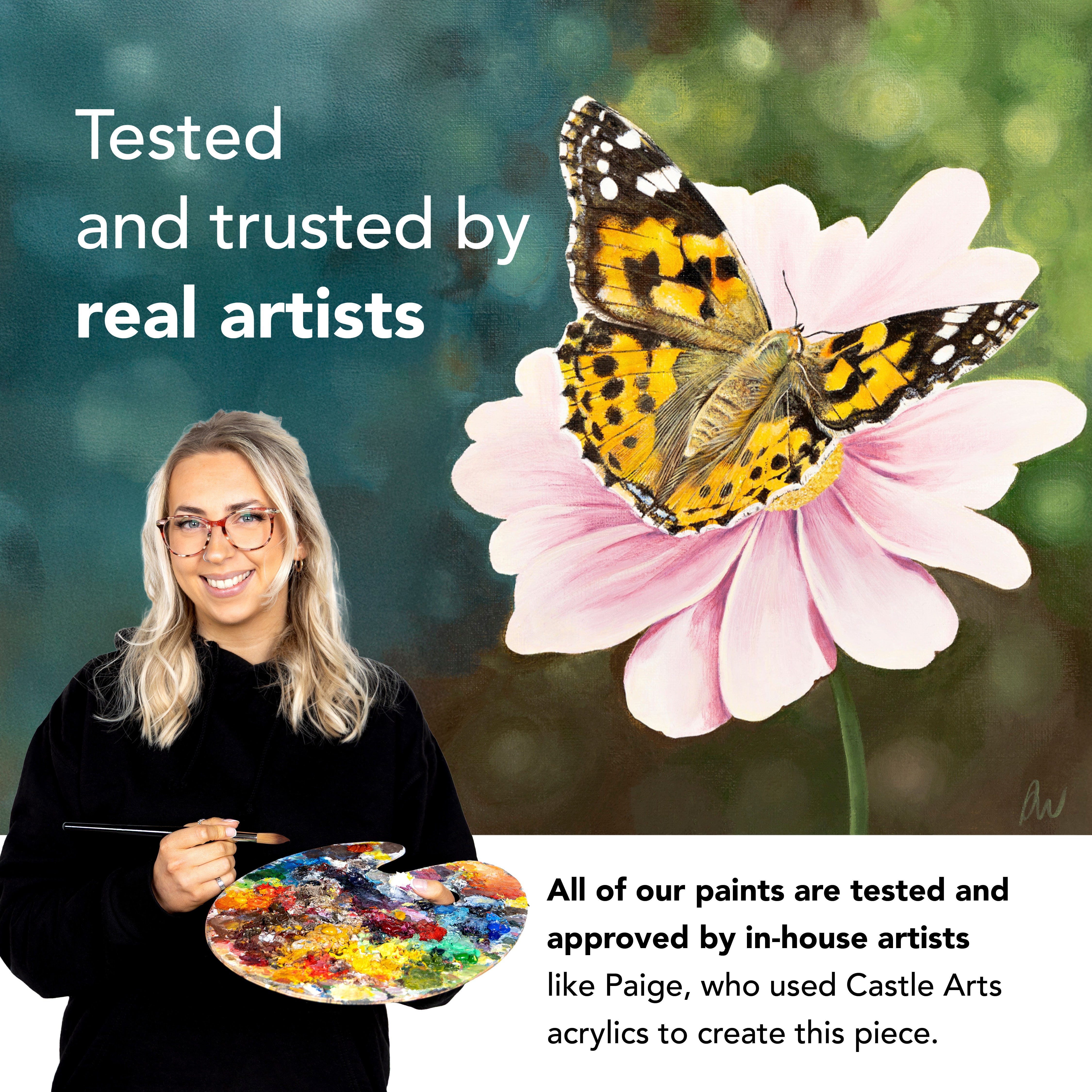 48 Piece Acrylic Paint Set