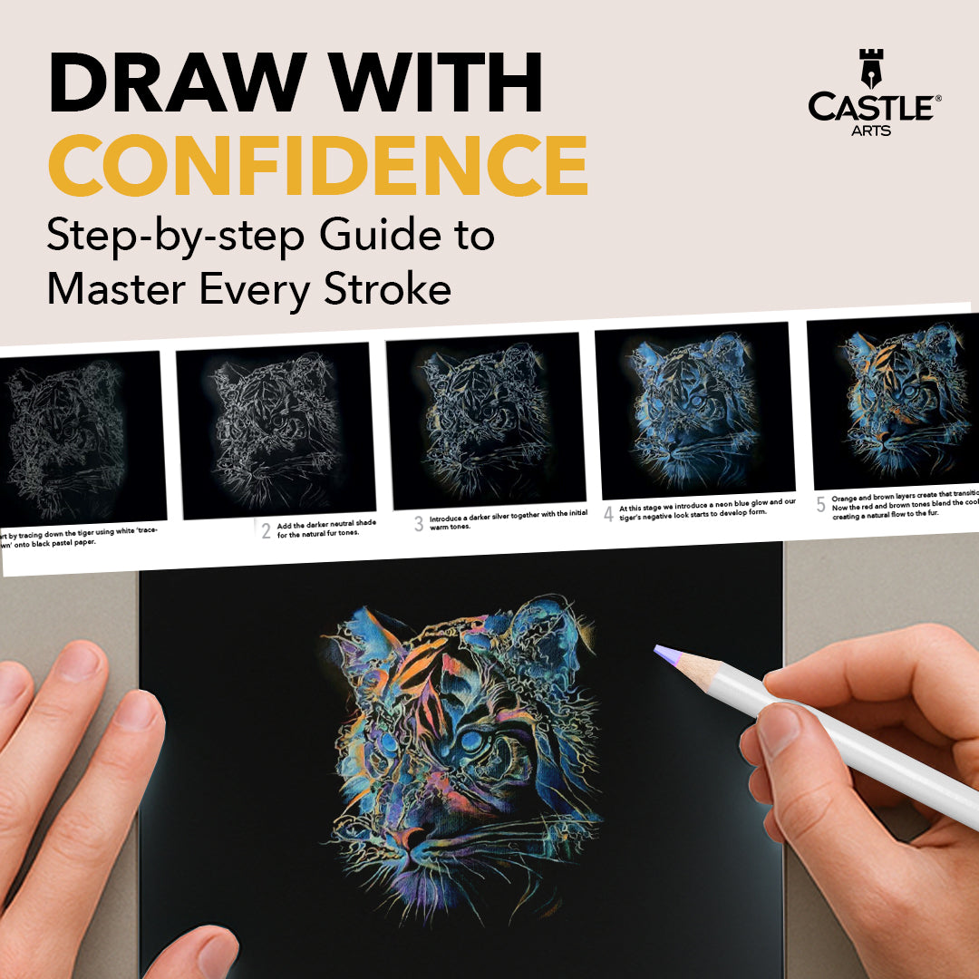 48 Piece Metallic Colored Pencil Set in Display Tin