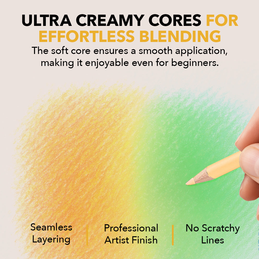 72 Piece Spring Colored Pencil Set in Display Tin