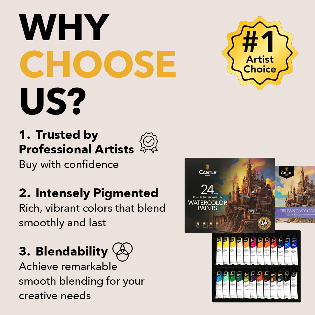 Juego de pintura de acuarela de 24 piezas