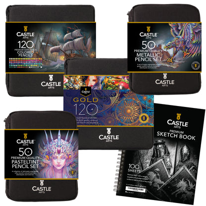 342 Piece Expert Colorist Zip Case Bundle