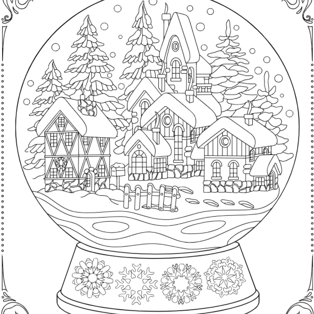 Coloring Book Pages Digital Download Colored Pencils Gel 