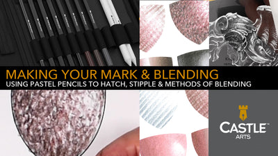 How to Draw | Using Pastel Pencils to Hatch, Stipple & Blend