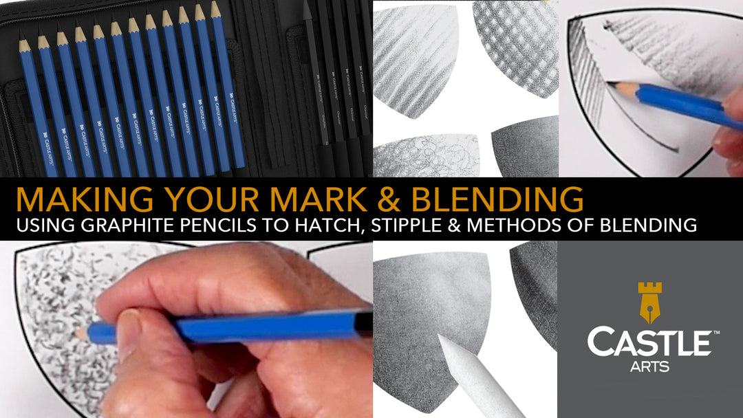 How to Draw | Using Graphite Pencils to Hatch, Stipple & Blend