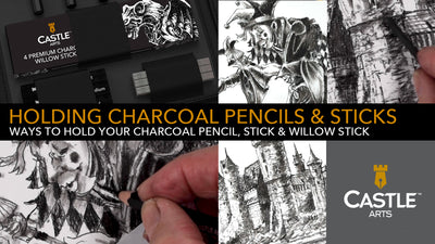 How to Draw with Charcoal | Hatching, Stippling & Blending methods