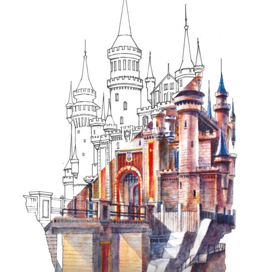 Fantasy Castle | 24 Piece Watercolor Paint Set
