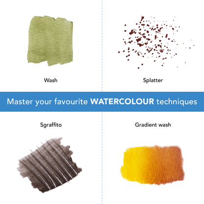 24 Piece Watercolor Paint Set