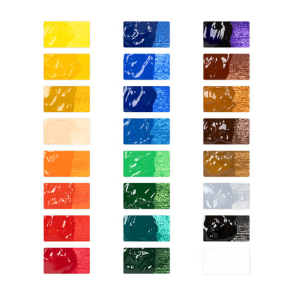 24 Piece Acrylic Paint Set
