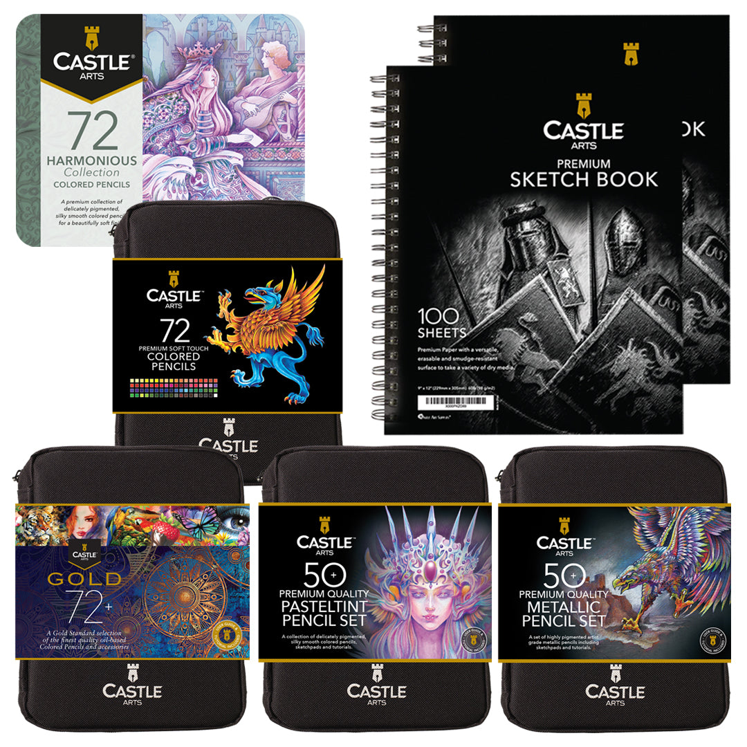 318 Piece Harmonious Premium Colorist Zip Bundle – Castle Arts