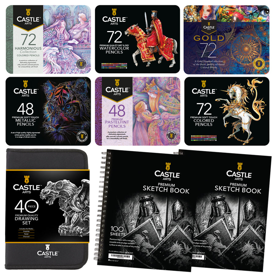 Harmonious Colored Pencils Castle Arts