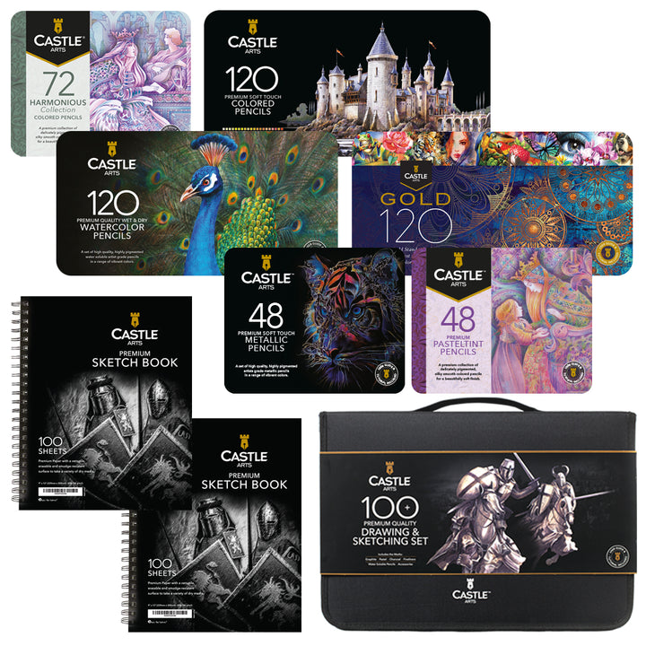 Harmonious Colored Pencils Castle Arts