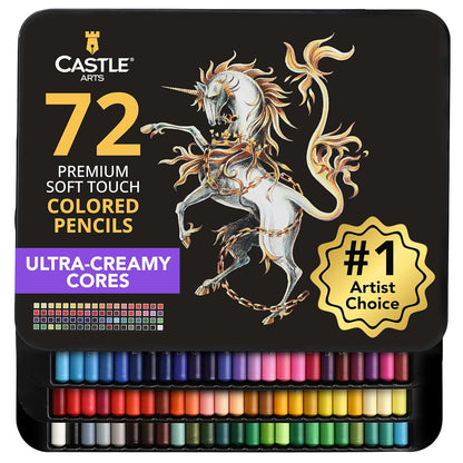 72-częściowy zestaw kolorowych ołówków w ekspozycyjnej puszce