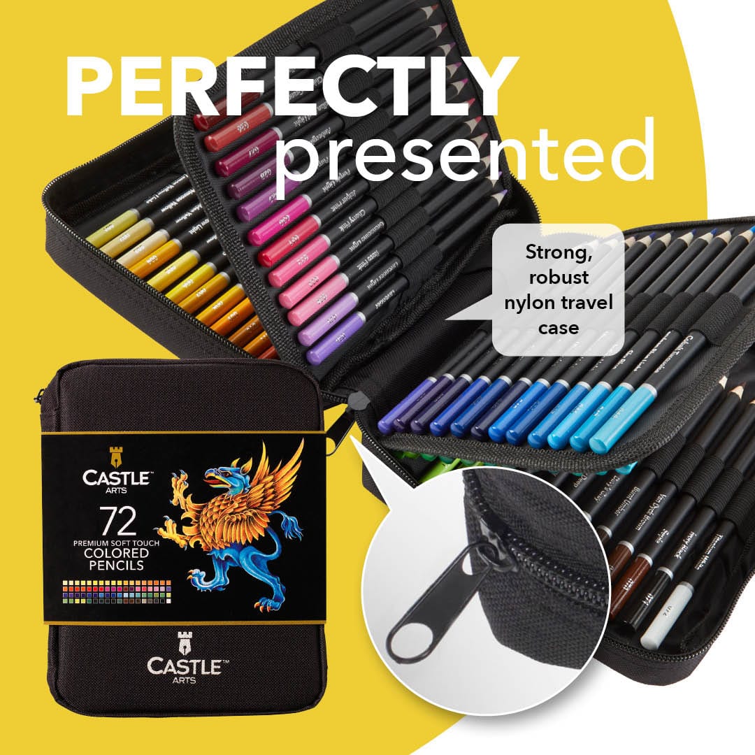 430 Piece Harmonious Premium Drawing and Coloring Pencil Zip Bundle