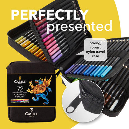 430 Piece Harmonious Premium Drawing and Coloring Pencil Zip Bundle