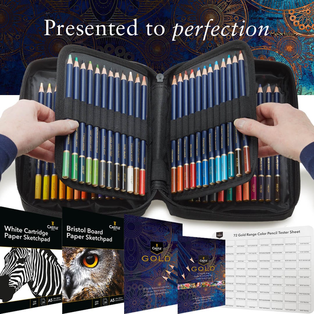 430 Piece Harmonious Premium Drawing and Coloring Pencil Zip Bundle