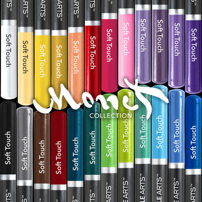 48 Piece Seascape & Monet Colored Pencils Palette Bundle