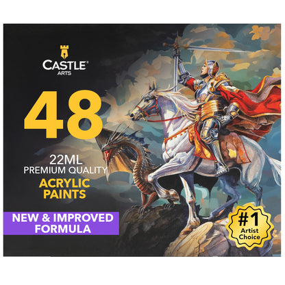 48 Piece Acrylic Paint Set