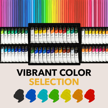 48 Piece Acrylic Paint Set