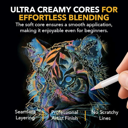 48 Piece Metallic Colored Pencil Set in Display Tin