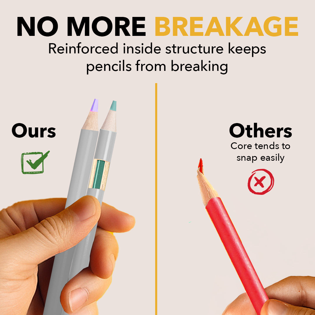 48 Piece Metallic Colored Pencil Set in Display Tin