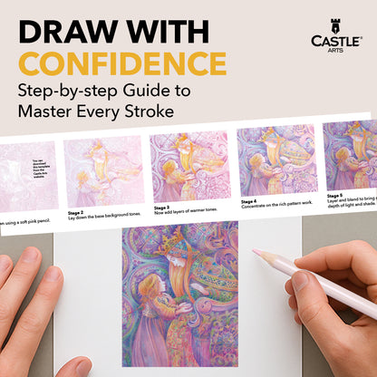 48-częściowy zestaw kredek w kolorze pastelowym w ekspozycyjnej puszce