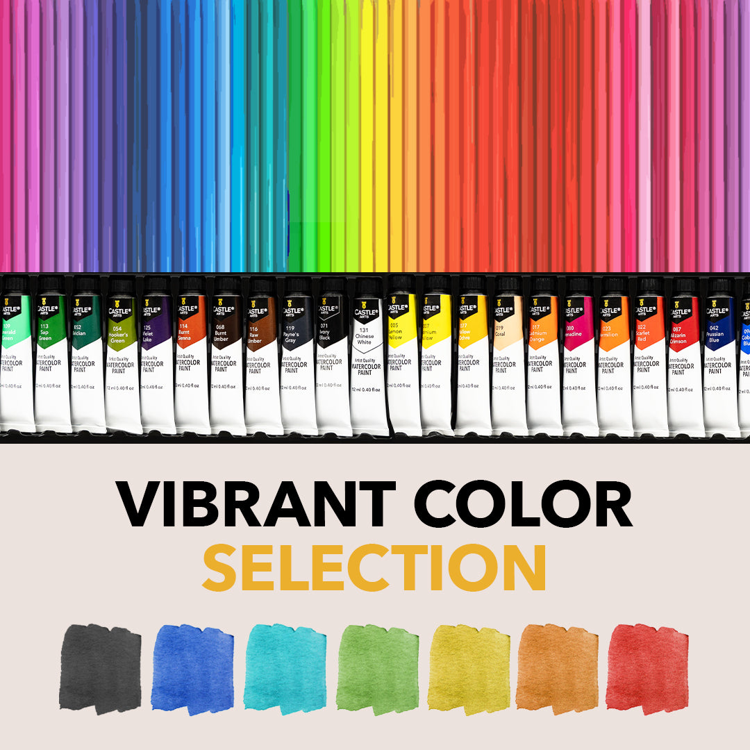 Juego de pintura de acuarela de 24 piezas