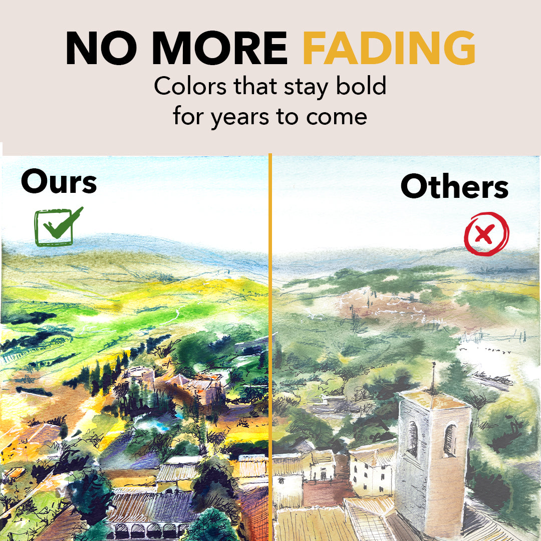 Juego de pintura de acuarela de 24 piezas