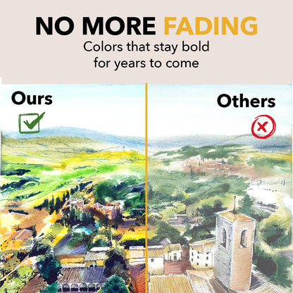 Juego de pintura de acuarela de 24 piezas