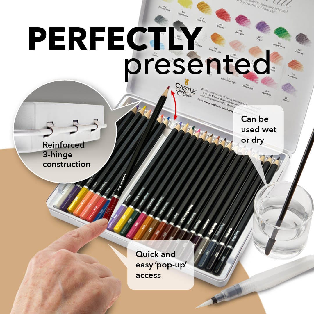 Studio Collection Water Color Pencil Sets @ Raw Materials Art Supplies