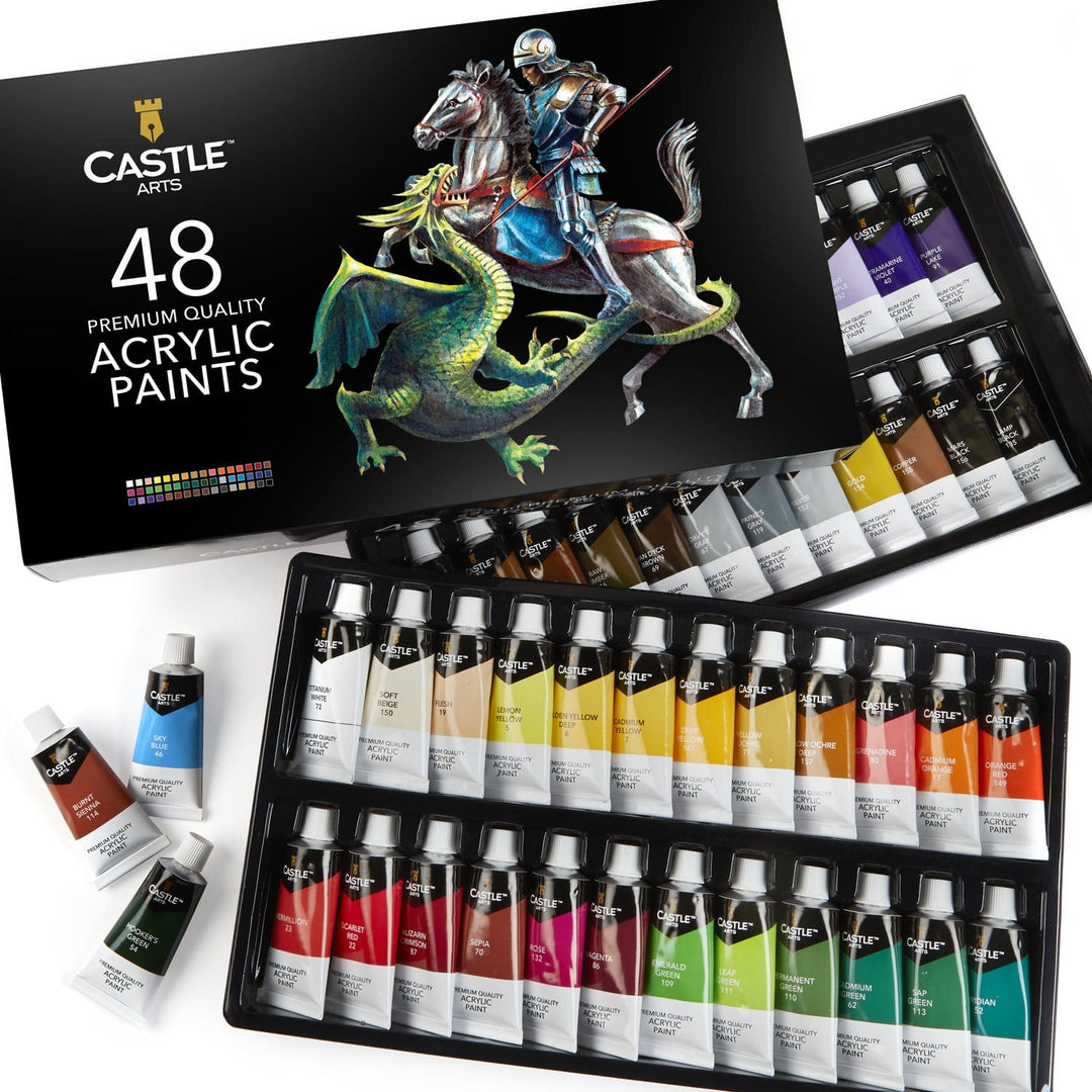 Paint. Amazon Castle Arts Acrylic Paint Sets | Colorful Acrylic Art Supplies