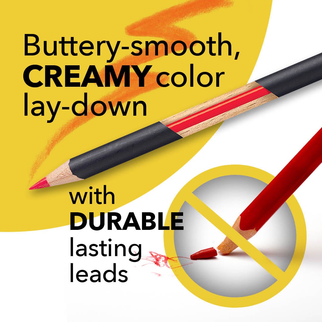 Tinta Unita Case with Handle Skyline Colours Pencil 72 Colouring Pencils  Lead 4.0 : : Toys
