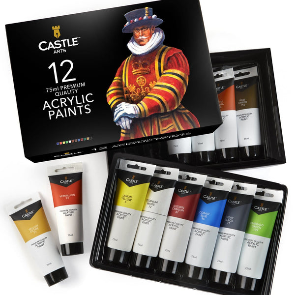 Acrylic Paint Set - 12 Tubes - Barroco  Art Supplies - Artiful Boutique  Canada