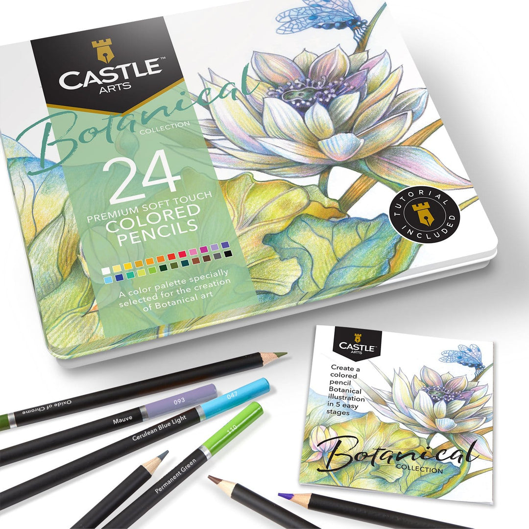 Castle Art Supplies - Juego de 72 lápices de colores con