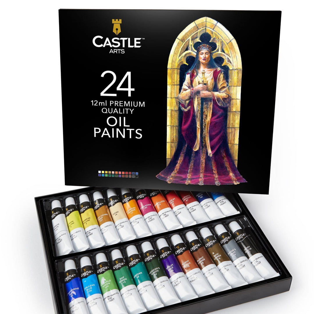 Castle Art Supplies Juego de pintura de tela 3D | 24 colores vibrantes de  calidad en botellas de 1.0 fl oz | Para artistas; para artesanos; para