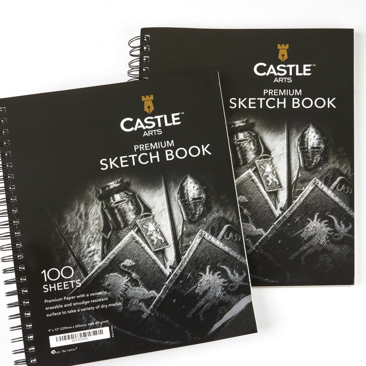 200 Page Sketchbook Double Pack 9” x 12”