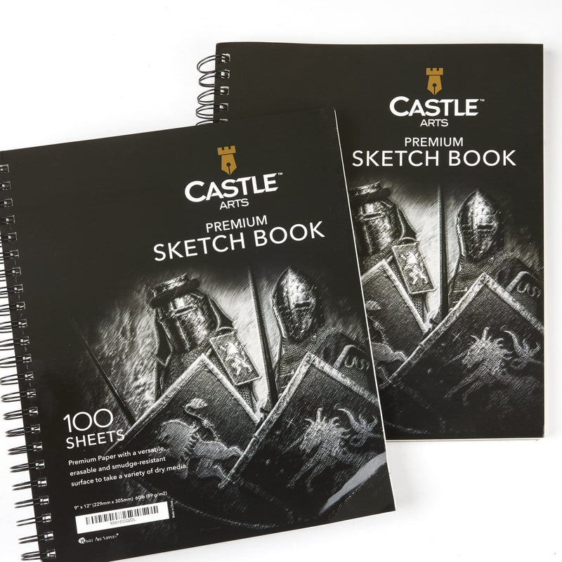 200 Page 9” x 12” Sketch Pad Double Pack