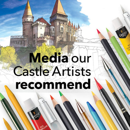 36 Page Magnificent Castles Coloring Book