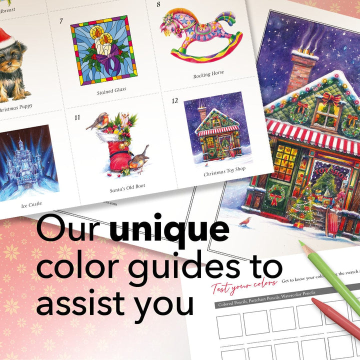 36 Page Merry Christmas Coloring Book