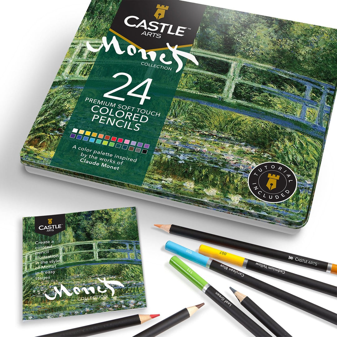  Castle Art Supplies 120 Colored Pencils Set, Quality Soft  Core Colored Leads for Adult Artists, Professionals and Colorists