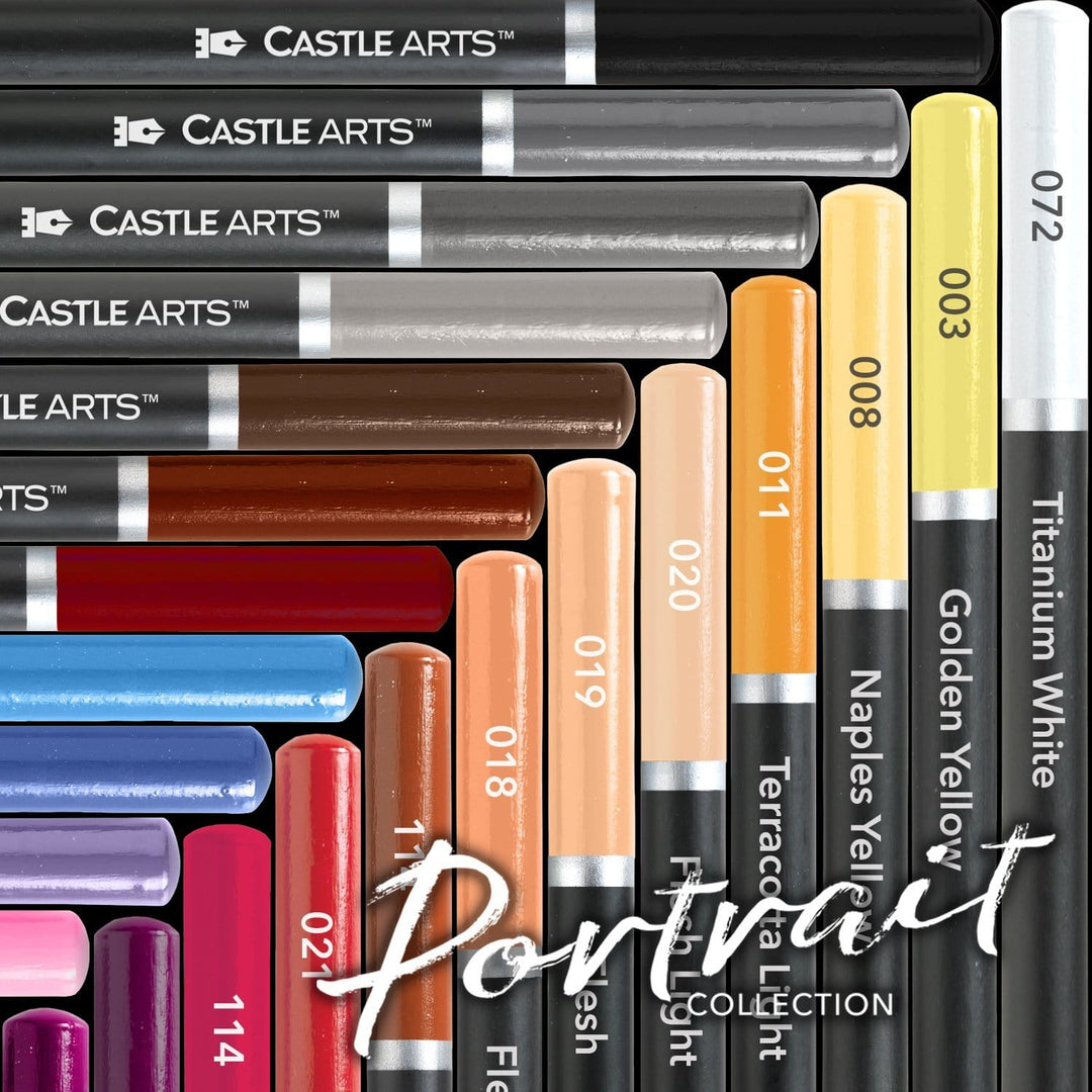 CASTLE ARTS Drawing Pencils Art Set Editorial Stock Photo - Image of  crayon, castle: 190607718
